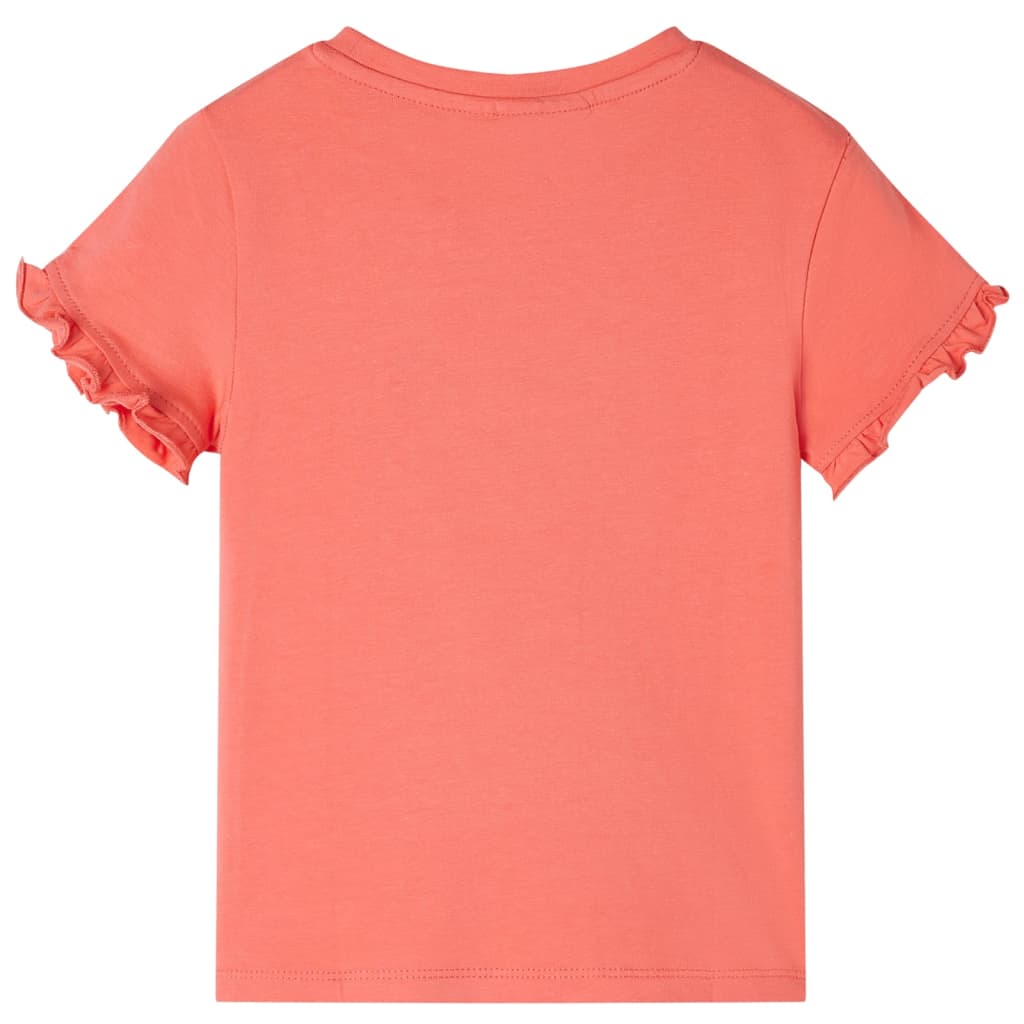 VidaXL Chemise enfant à manches courtes 92 corail