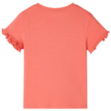 VidaXL Chemise enfant à manches courtes 104 corail