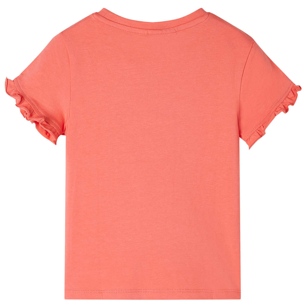VidaXL Chemise enfant à manches courtes 140 corail