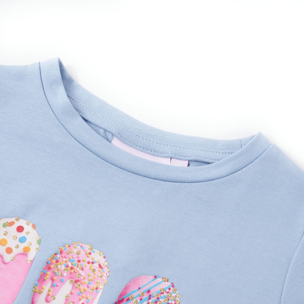 VidaXL Chemise enfant 116 bleu