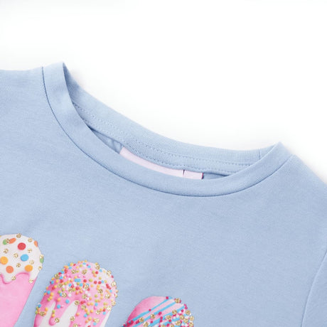 VidaXL Chemise enfant 116 bleu