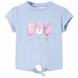 VidaXL Chemise enfant 128 bleu