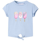 VidaXL Chemise enfant 140 bleu