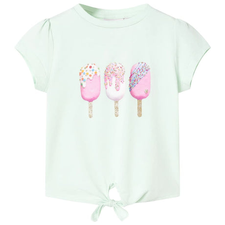 VidaXL Chemise enfant 128 menthe clair