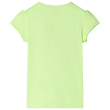 VidaXL Chemise enfant 116 jaune fluo