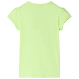 VidaXL Chemise enfant 140 jaune fluo