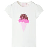 VidaXL Chemise enfant 140 écru