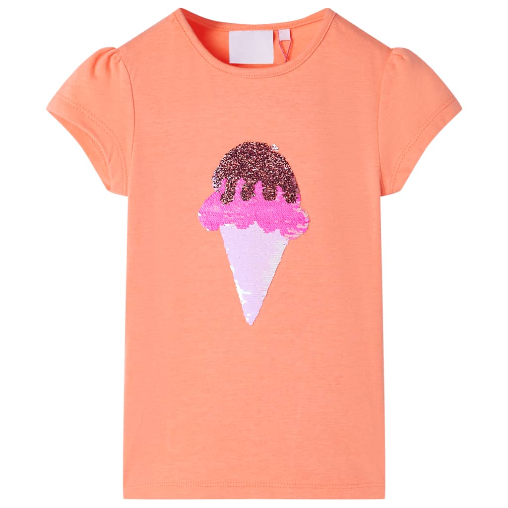 VidaXL Chemise enfant 92 orange fluo