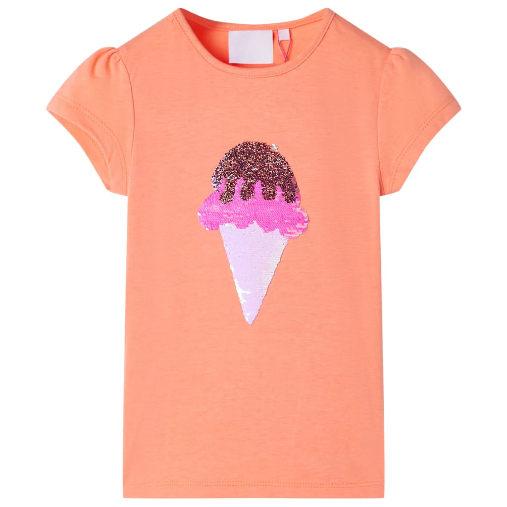 VidaXL Chemise enfant 104 orange fluo