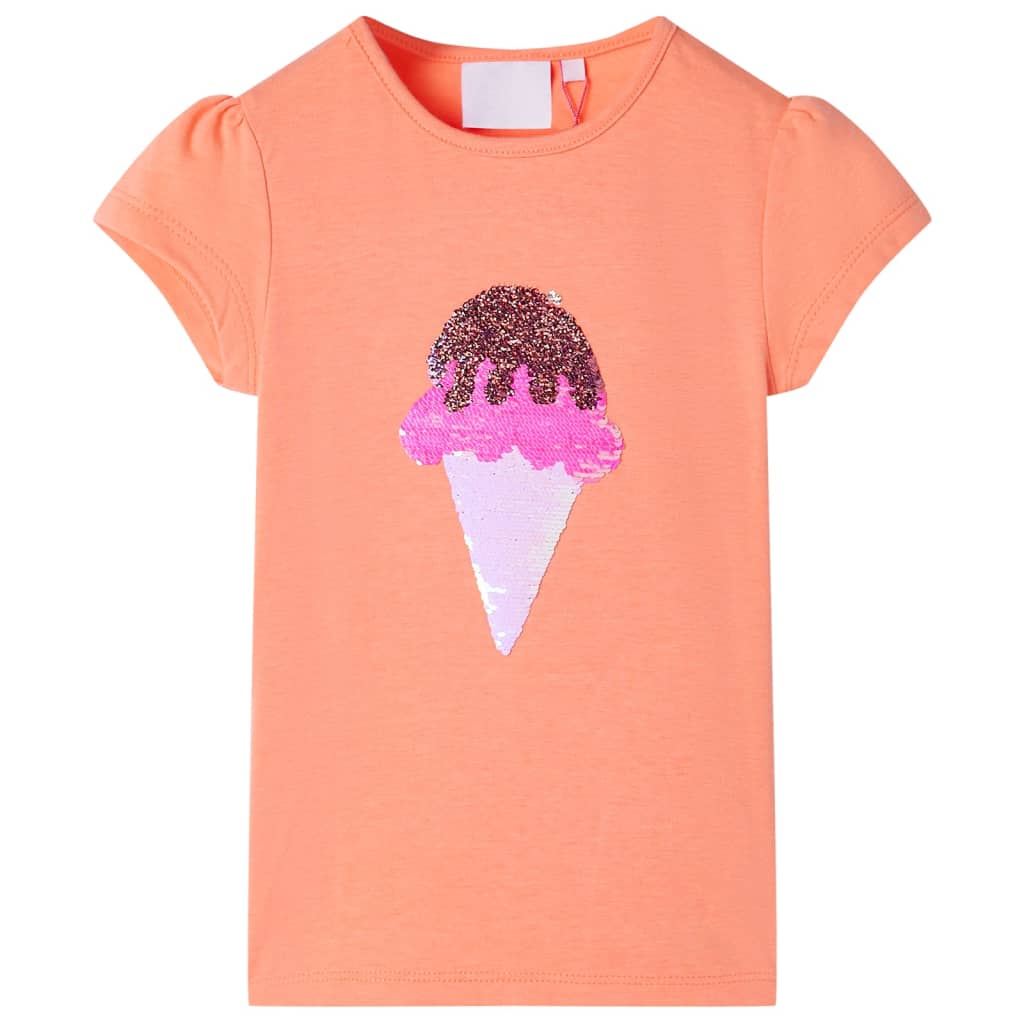 VidaXL Chemise enfant 116 orange fluo