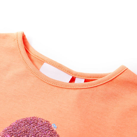 VidaXL Chemise enfant 116 orange fluo