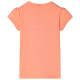VidaXL Chemise enfant 128 orange fluo