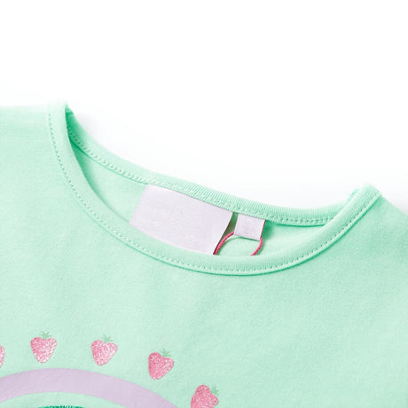 VidaXL Chemise enfant 92 vert vif