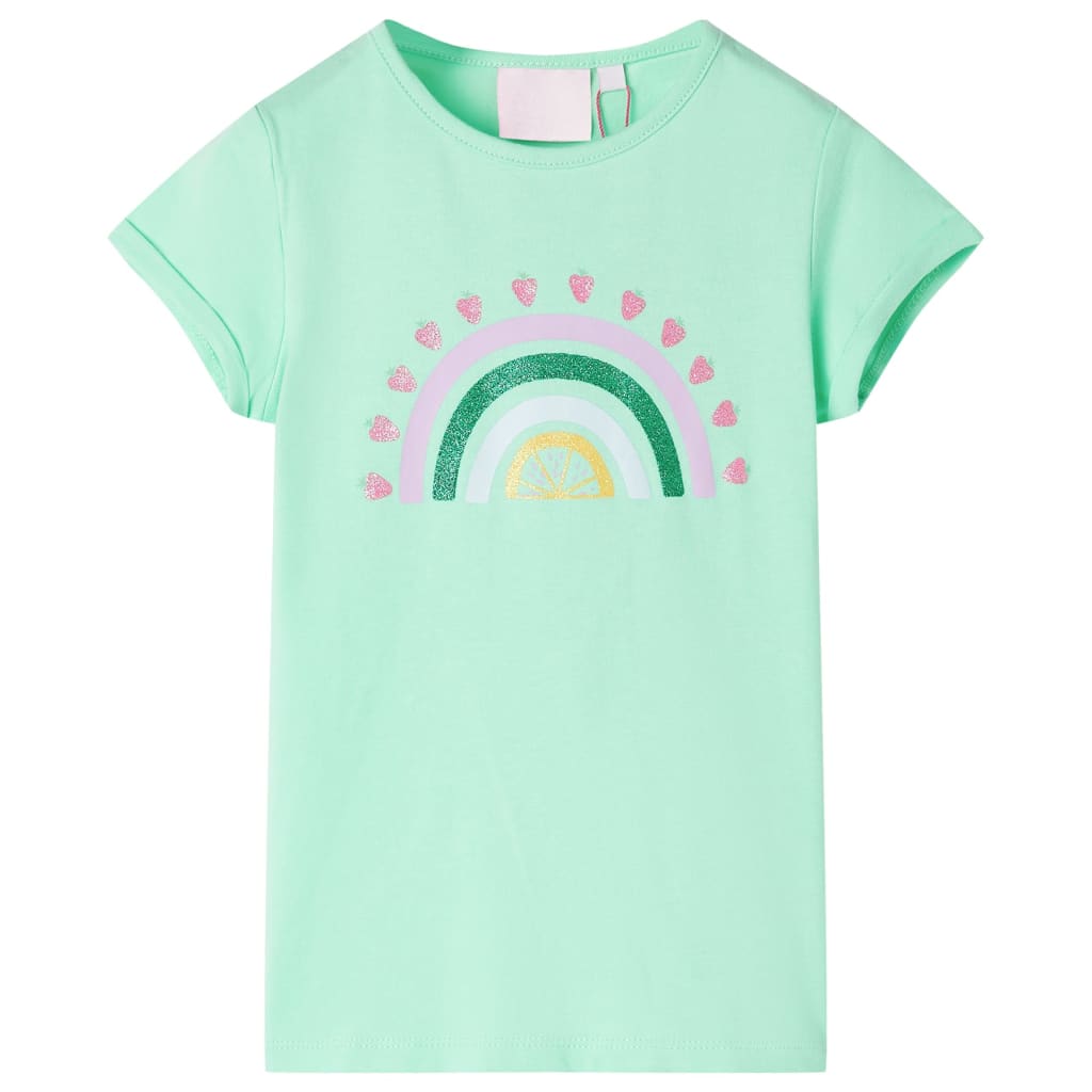 VidaXL Chemise enfant 104 vert vif