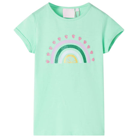 VidaXL Chemise enfant 104 vert vif