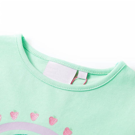 VidaXL Chemise enfant 104 vert vif