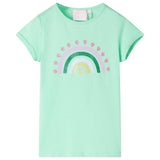 VidaXL Chemise enfant 116 vert vif