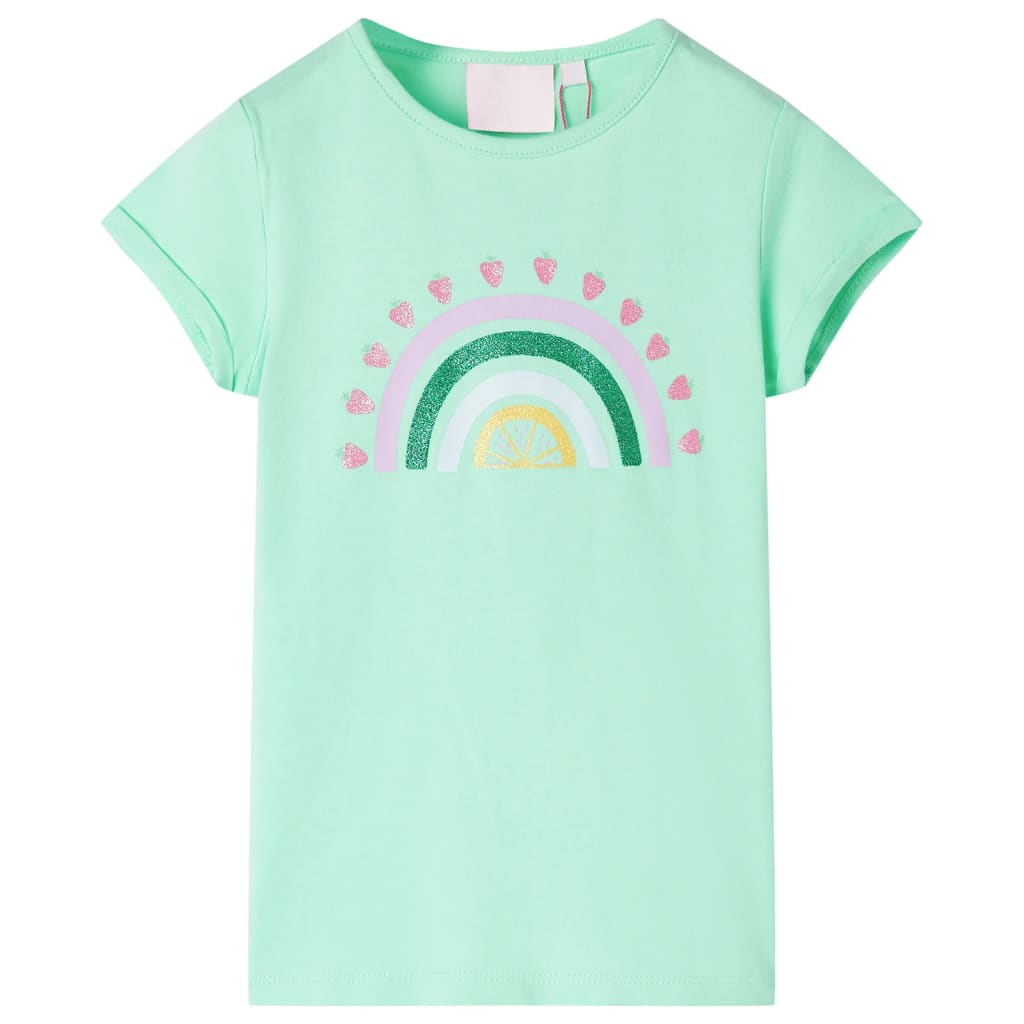 VidaXL Chemise enfant 128 vert vif