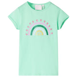 VidaXL Chemise enfant 128 vert vif