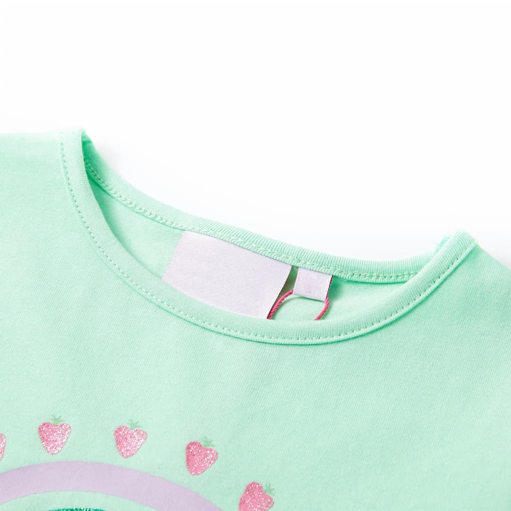 VidaXL Chemise enfant 128 vert vif