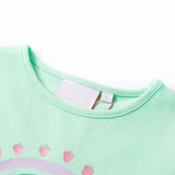 VidaXL Chemise enfant 128 vert vif