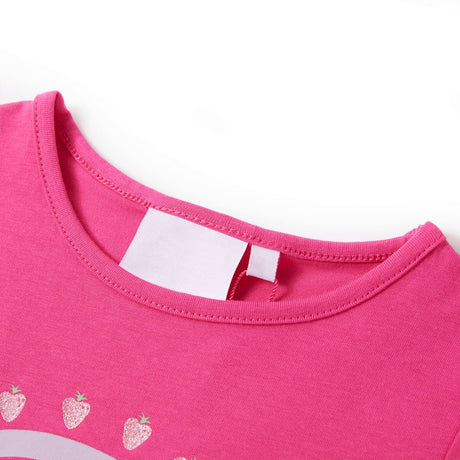 VidaXL Chemise enfant 128 rose foncé