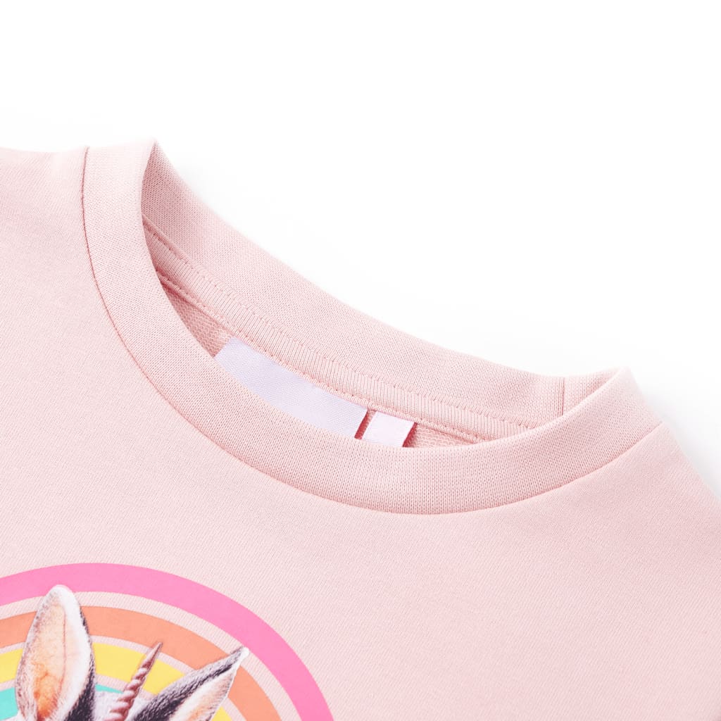 VidaXL Pull enfant 116 rose clair