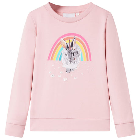 VidaXL Pull enfant 128 rose clair