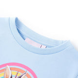 VidaXL Pull enfant 128 bleu clair