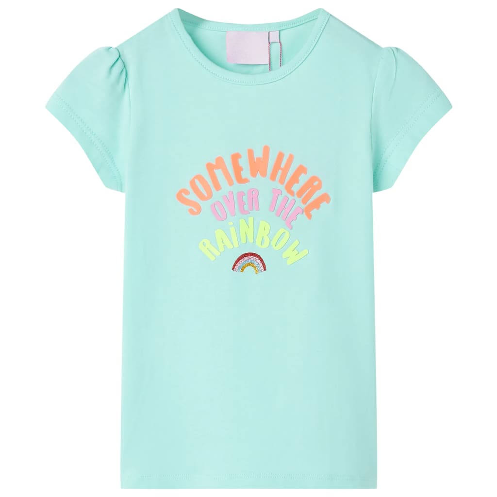 VidaXL Chemise enfant 92 bleu mer clair