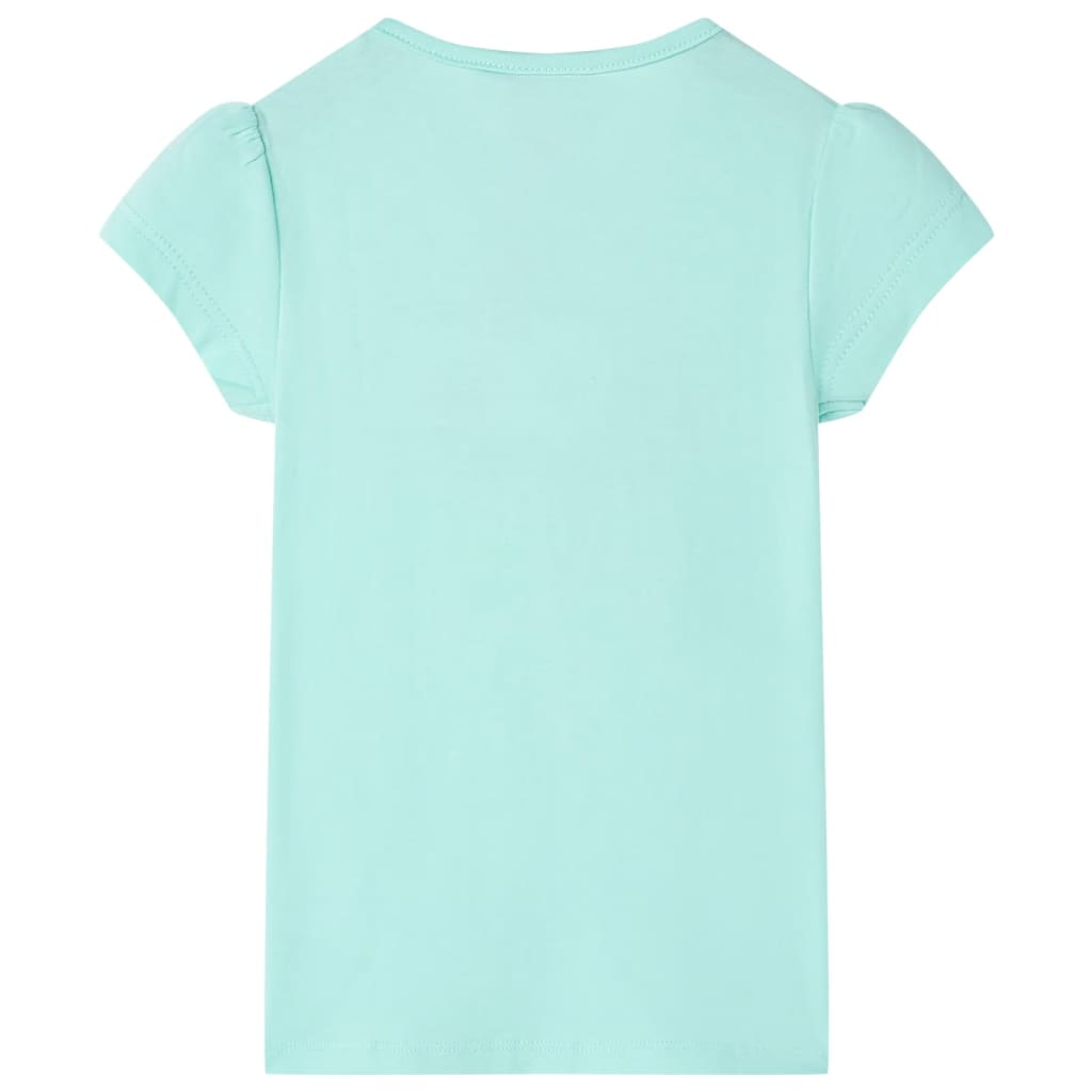 VidaXL Chemise enfant 92 bleu mer clair
