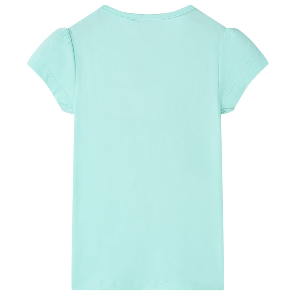 VidaXL Chemise enfant 128 bleu mer clair