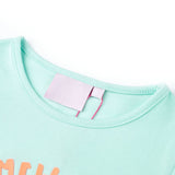 VidaXL Chemise enfant 128 bleu mer clair