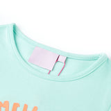 VidaXL Chemise enfant 140 bleu mer clair