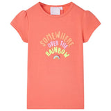 VidaXL Chemise enfant 92 couleur corail