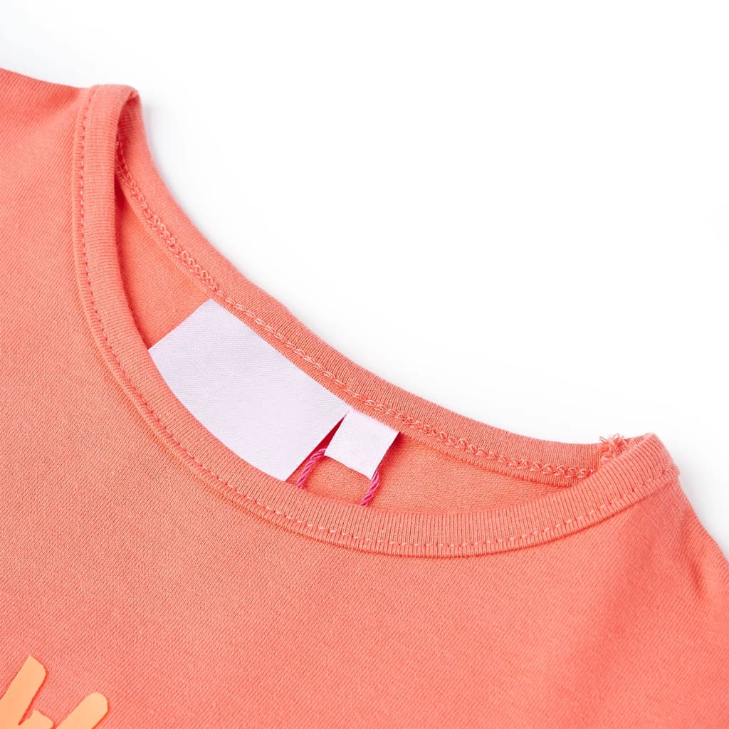 VidaXL Chemise enfant 92 couleur corail