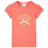 VidaXL Chemise enfant 104 couleur corail