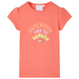 VidaXL Chemise enfant 116 couleur corail
