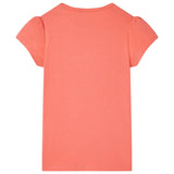 VidaXL Chemise enfant 128 couleur corail