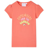 VidaXL Chemise enfant 140 corail