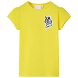 VidaXL Chemise enfant 92 jaune vif