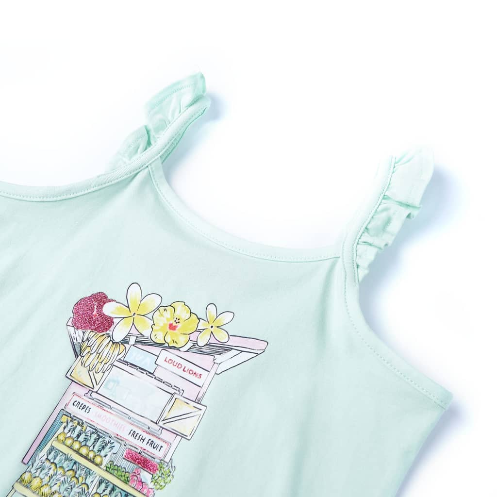 VidaXL Haut enfant 116 menthe clair