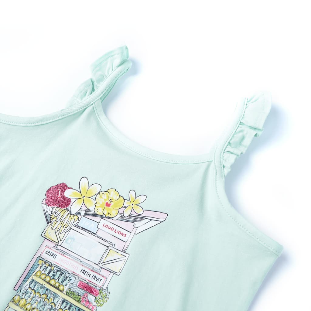 VidaXL Haut enfant 140 menthe clair
