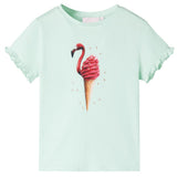 VidaXL Chemise enfant 116 menthe clair