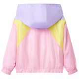 VidaXL Veste enfant avec capuche et fermeture éclair 116 multicolore