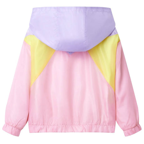 VidaXL Veste enfant avec capuche et fermeture éclair 116 multicolore