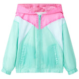 VidaXL Veste enfant avec capuche et fermeture éclair 128 multicolore