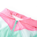 VidaXL Veste enfant avec capuche et fermeture éclair 128 multicolore