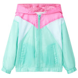 VidaXL Veste enfant avec capuche et fermeture éclair 140 multicolore