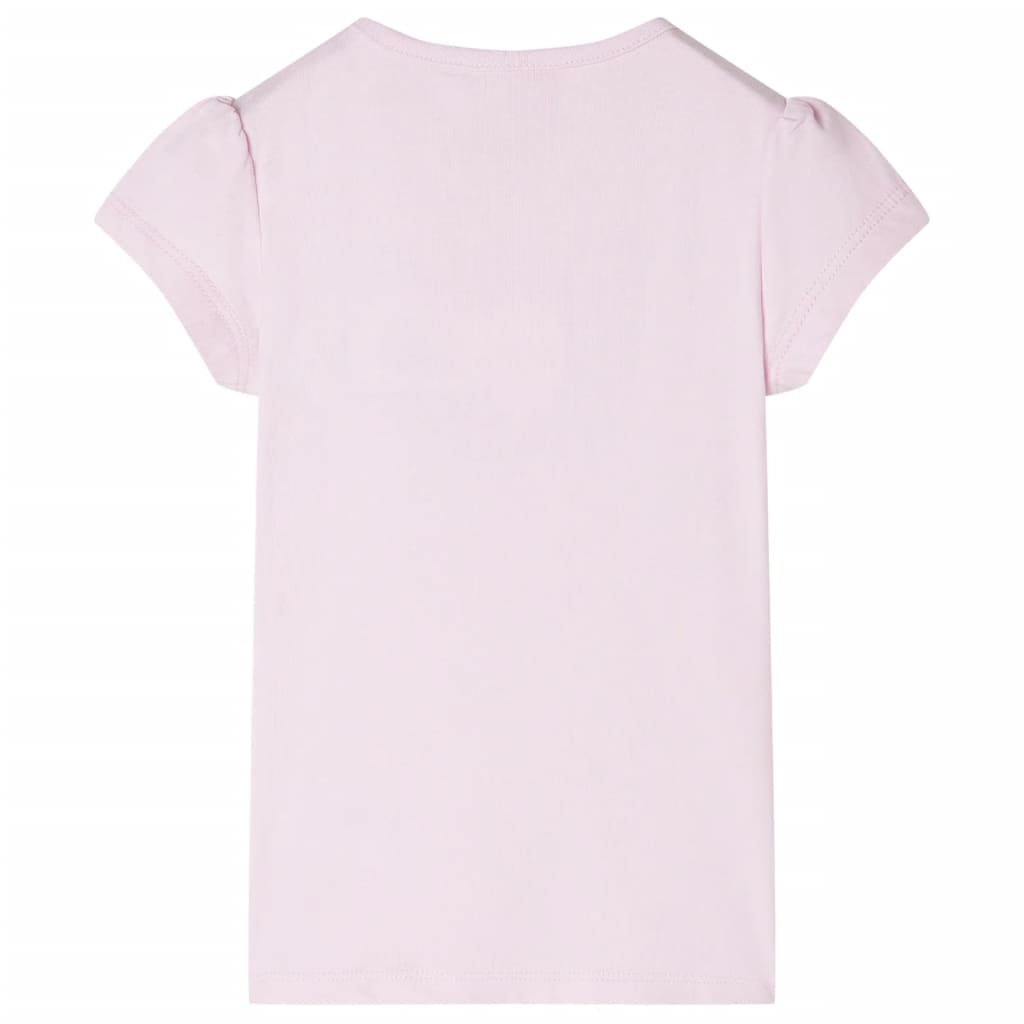 VidaXL Chemise enfant à manches courtes 104 rose tendre